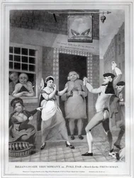 Billingsgate Triumphant, ou- Poll Dab a Match para o francês, 1775